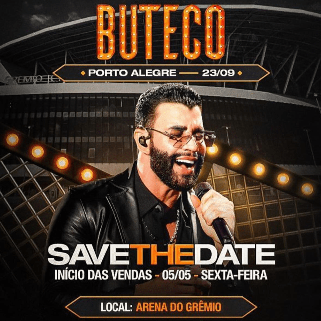 Buteco Porto Alegre 2023 – Gusttavo Lima – Início das Vendas 1