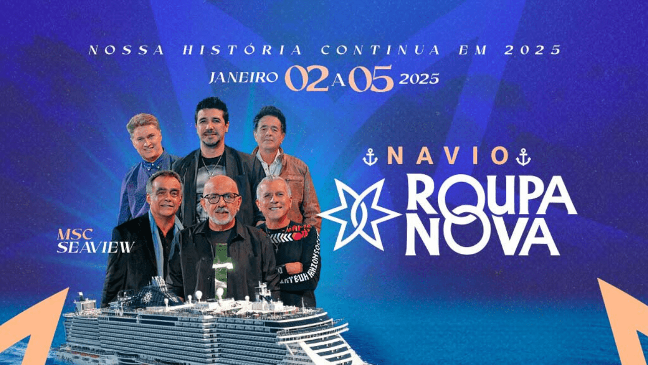 Navio Roupa Nova 2025 Valores e Informações!